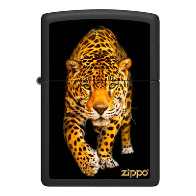 Zippo ولاعة جاكوار عادي اسود مطفي من -ZP218 CI400735