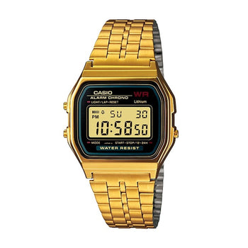 Casio Stainless Steel Digital Watch, A159WGEA-1DF 