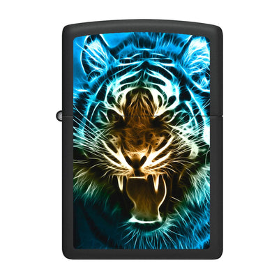 نمر رقمي اسود مطفي من Zippo -ZP218 CI400583