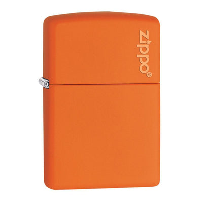 Zippo Classic Orange Matte Zippo Logo