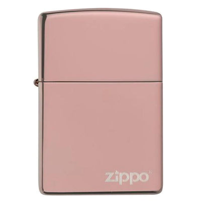 Zippo Classic High Polish Rose Gold Zippo Logo