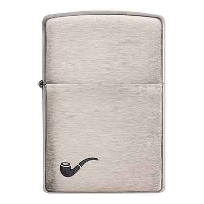 Zippo Pipe Brushed Chrome