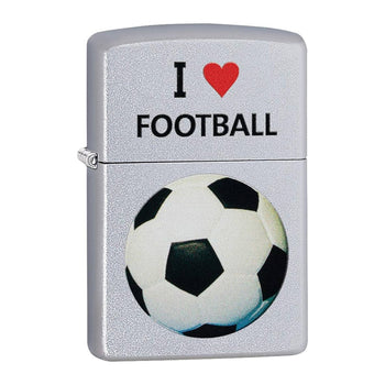 Zippo I Heart Football Design Lighter -ZP205 CI412305