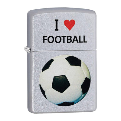 Zippo I Heart Football Design Lighter -ZP205 CI412305