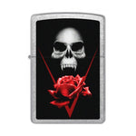 207-CI000329 BS SKULL ROSE