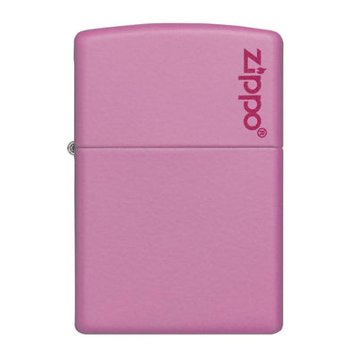 Zippo Classic Pink Matte Zippo Logo With Fuel