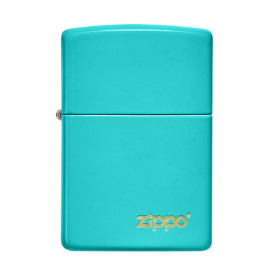 Zippo Classic Flat Turquoise Zippo Logo
