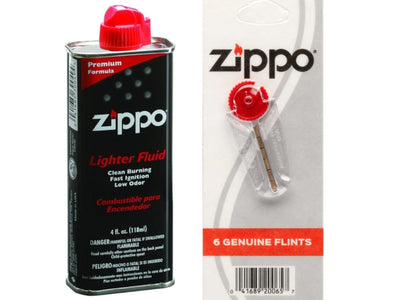Zippo Lighter Fluid & 1 Flint Combo Set 3