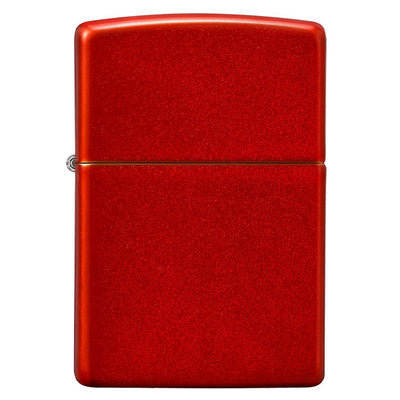  ولاعة احمرمعدني عادي من Zippo - ZP49475