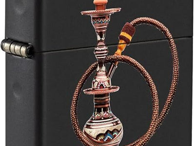 218-CI405079 REG BLK MATTE MODERN HOOKAH