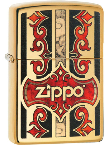 250-CI404860  ZIPPO RED AND BLACK