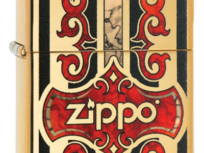 250-CI404860  ZIPPO RED AND BLACK