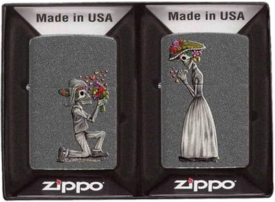 zippo Lighter 28987 211 DAY OF DEAD SKULLS SET