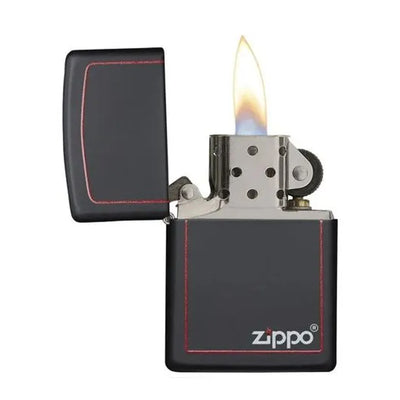 Zippo Classic Black and Red Zippo-ZP218ZB