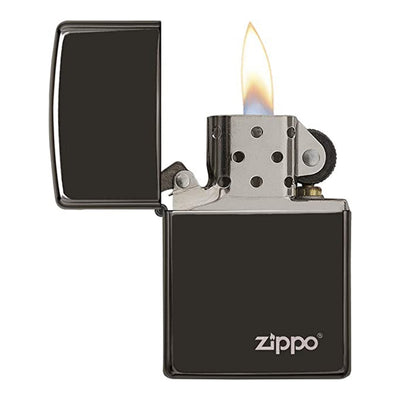  ولاعة خشب الأبنوس مع شعار الليزر من Zippo- ZP24756ZL