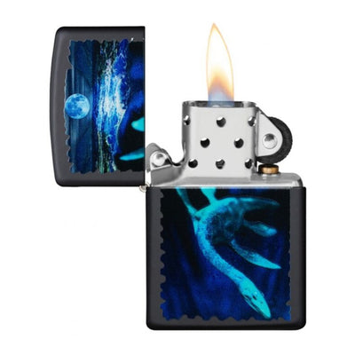Zippo Black Light Loch Ness Design Lighter -ZP49697 218
