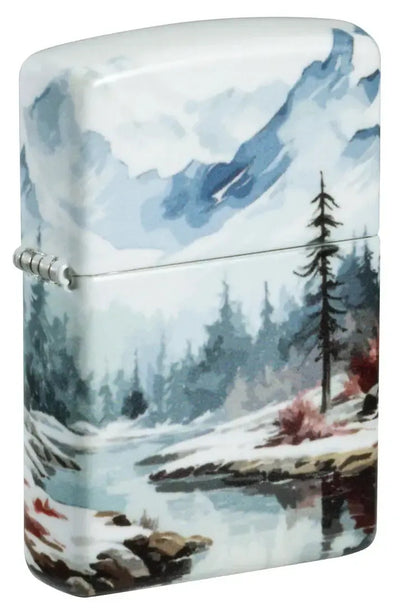 Zippo Lighter 46702 49352 Lake Mountains Design
