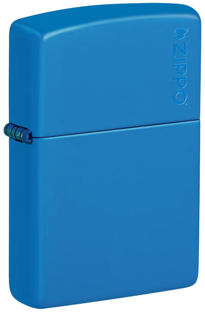48628ZL SKY BLUE ZIPPO LOGO