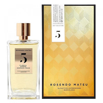 Rosendo Mateu No. 5 Floral Amber Sensual Musk, Eau de Perfume for Unisex - 100ml