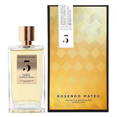 Rosendo Mateu No. 5 Floral Amber Sensual Musk, Eau de Perfume for Unisex - 100ml