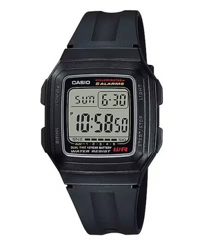  ساعة يد رقمية من الستانلس ستيل للرجال من Casio ذهبي مع العبوة الأصلية  DB-360G-9ADF