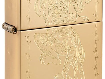 254B-AE400066 TIGER WITH BARBED WIRE