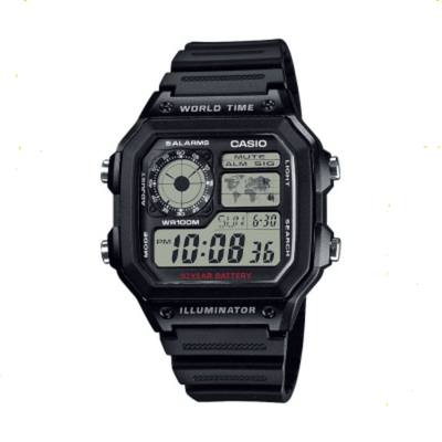 Casio Digital Men's Watch AE-1200WH-1AVDF