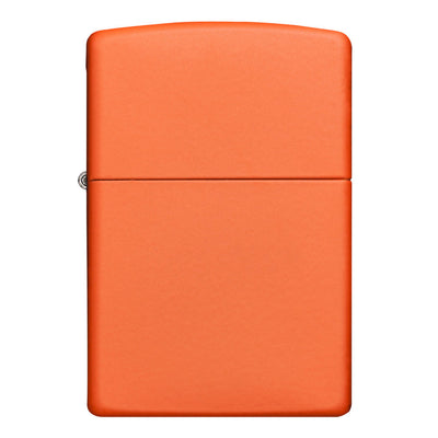 ولاعة برتقالية غير لامعة عادية من Zippo -ZP231 REG