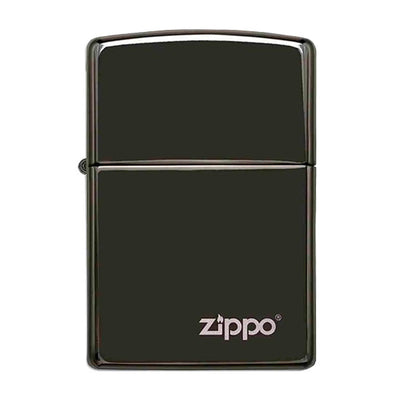  ولاعة خشب الأبنوس مع شعار الليزر من Zippo- ZP24756ZL